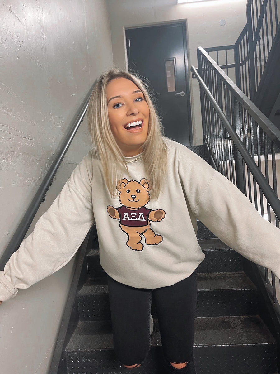 Teddy bear hot sale sweatshirts