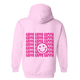 KKG- Pink Smile Back Sorority Hooded Sweatshirt