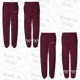 Maroon Script and Bows Sweatpants