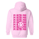 PI PHI- Pink Smile Back Sorority Hooded Sweatshirt