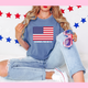 American Flag Sorority Tee