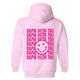 SDT- Pink Smile Back Sorority Hooded Sweatshirt