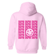 SIGMA- Pink Smile Back Sorority Hooded Sweatshirt