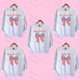 Patriotic Bow Crewneck Sorority Sweatshirt