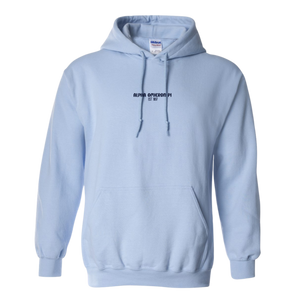 ALPHA O- Blue Smile Back Sorority Hooded Sweatshirt