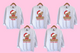 Santa Teddy Sorority Sweatshirt