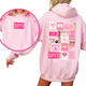 Pink Matchbox Sorority Hooded Sweatshirt