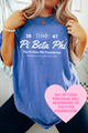 PI PHI- Oval Greek Letters Philanthropy Tee