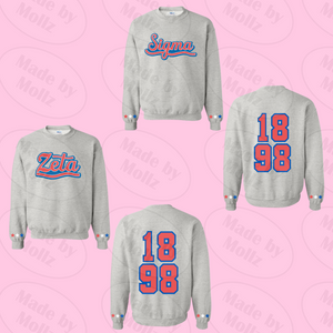 Team USA Crewneck Sorority Sweatshirt