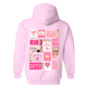 ALPHA O- Pink Matchbox Sorority Hooded Sweatshirt