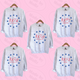 Circle of Stars Crewneck Sorority Sweatshirt