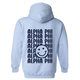 APHI- Blue Smile Back Sorority Hooded Sweatshirt