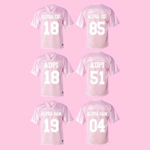 Varsity Sorority Pink Jersey