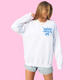 ADPi Sparkly Butterfly Crewneck Sorority Sweatshirt