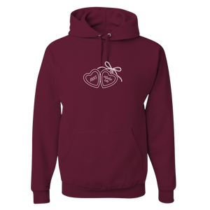 AXO- Love Knot Locket Sorority Hooded Sweatshirt