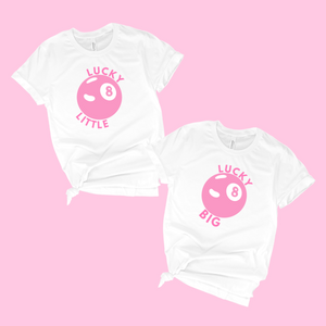 Pink 8 Ball Big Little Shirt