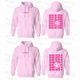 Smile Back Sorority Hooded Sweatshirt Light Pink