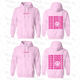 Smile Back Sorority Hooded Sweatshirt Light Pink