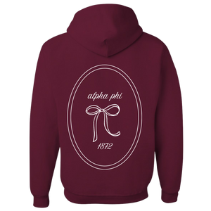 APHI- Love Knot Locket Sorority Hooded Sweatshirt