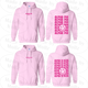 Smile Back Sorority Hooded Sweatshirt Light Pink