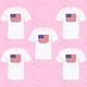 American Flag Sorority Tee