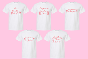 Christmas Ribbons Sorority Tee