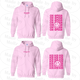 Smile Back Sorority Hooded Sweatshirt Light Pink