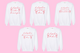 Christmas Ribbons Sorority Sweatshirt