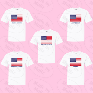 American Flag Sorority Tee