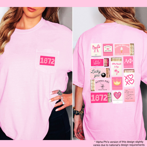 Pink Matchbox Pocket Tee