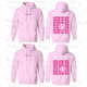 Smile Back Sorority Hooded Sweatshirt Light Pink