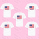 American Flag Sorority Tee