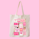 Pink Matchbox Sorority Tote Bag