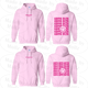 Smile Back Sorority Hooded Sweatshirt Light Pink