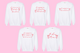 Christmas Ribbons Sorority Sweatshirt