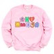 CHI O- Patchwork Sorority Crewneck Sweatshirt