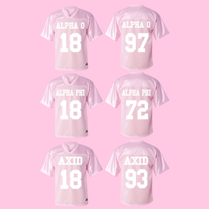 Varsity Sorority Pink Jersey