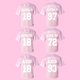 Varsity Sorority Pink Jersey