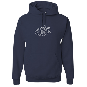 AXO- Love Knot Locket Sorority Hooded Sweatshirt