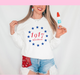 Circle of Stars Crewneck Sorority Sweatshirt