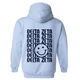 DZ- Blue Smile Back Sorority Hooded Sweatshirt