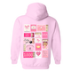 TRI DELTA- Pink Matchbox Sorority Hooded Sweatshirt