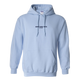 THETA- Blue Smile Back Sorority Hooded Sweatshirt