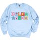 DG- Patchwork Sorority Crewneck Sweatshirt