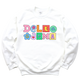 DG- Patchwork Sorority Crewneck Sweatshirt