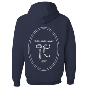 TRI DELTA- Love Knot Locket Sorority Hooded Sweatshirt