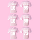 Varsity Sorority Pink Jersey