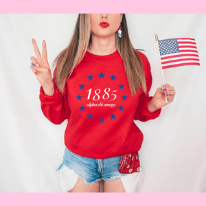 Circle of Stars Crewneck Sorority Sweatshirt