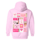 GPHI- Pink Matchbox Sorority Hooded Sweatshirt