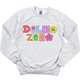 DZ- Patchwork Sorority Crewneck Sweatshirt